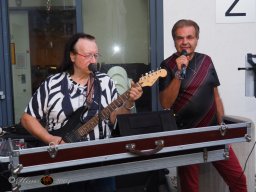 Kurt Leimer und Jo Star in der Cameo-Lounge am 26.07.2024